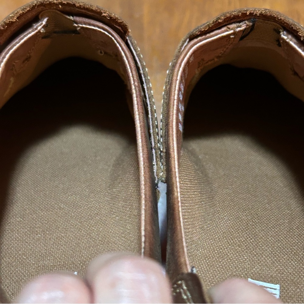 Duluth Trading Co Brown Leather Andina Outdoor Mules Clog Shoes Women's Size 10 - Picture 12 of 14